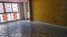 龙吟苑14幢11O2，空调地暖完工验收现场