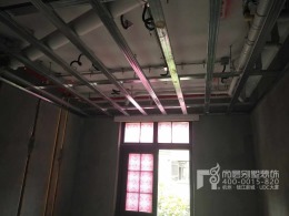 别墅装修轻钢龙骨阶段-杭州尚层装饰