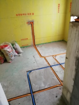 江南之星89m²|水电现场